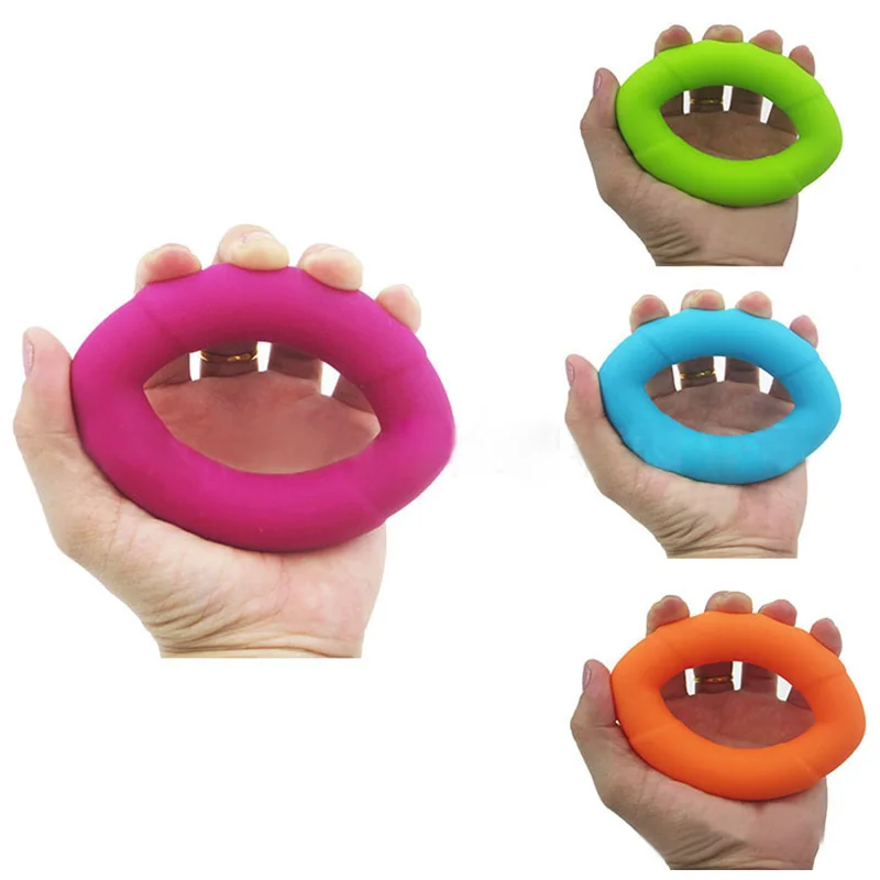 AIBOULLY Hand Grips Muscle Power Training Silica gel Ring Exerciser