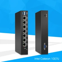 Mini PC with 6x 1000Mbps Gigabit LAN Intel 82583V NIC Multiple Ethernet Ports Serial COM VGA USB 3.0 Soft Router IPC Pfsense