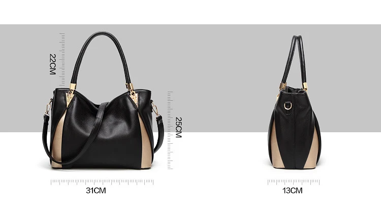 VMOHUO Solid High Quality Pu Leather Women Tote Bag Simple Design Fashion Female Bag Famous Brand Big Capacity Fashion Bags (2)