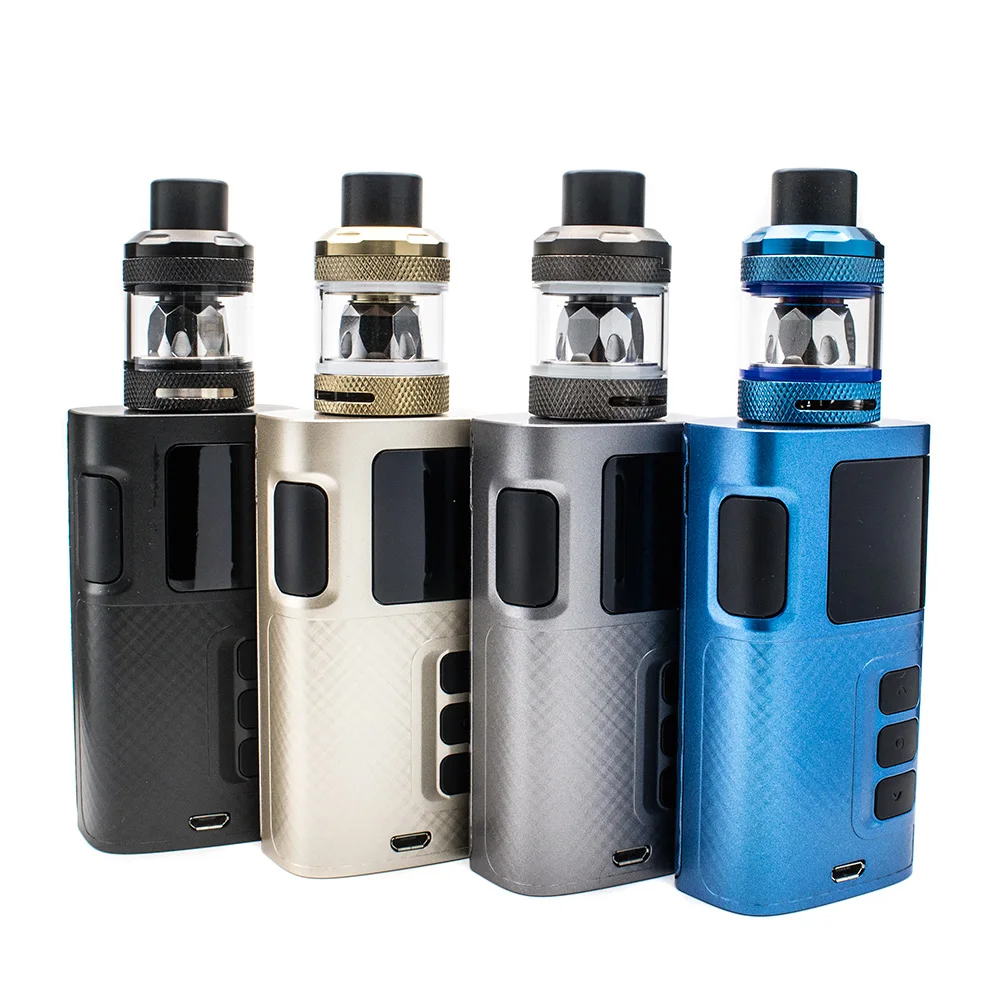 

Original Kangertech Ripple 200W TC Kit Compact Ripple Mod Box And 3.5ml Ripple Tank With NR Mesh Coil Bottom Airflow Vape Kit