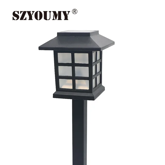 Solar Oriental Transport Lights Rgb White Garden Post Solar Power