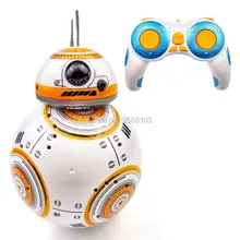 Модель Обновления мяч Звездные войны RC BB-8 Droid робот BB8 Интеллектуальный робот дистанционное управление 2.4g Игрушки для девочек Подарки со звуком действие