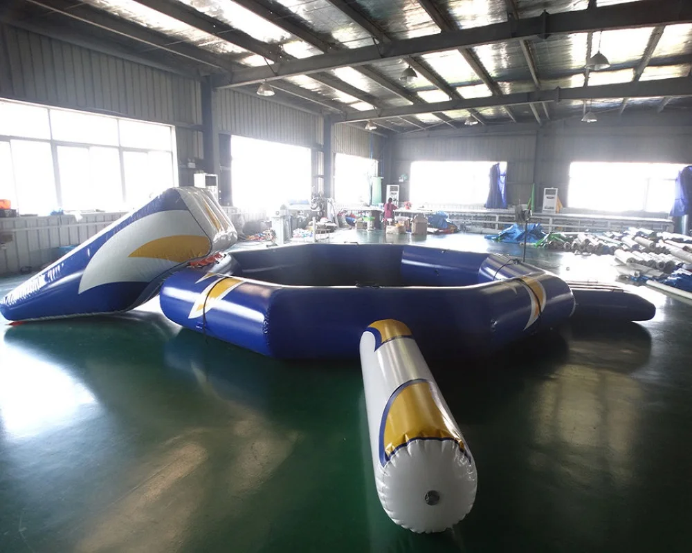 High Quality Trampoline Water Park Inflatable Water Trampoline Combo
