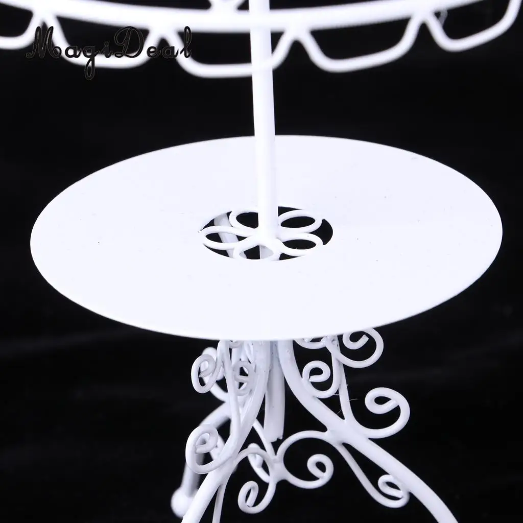 Metal 1/12 Dollhouse Miniature Outdoor Garden Metal Table Chairs Furniture Decoration Children Kids Model Toy
