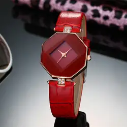 2018NEW часы Форма женские часы женские кожаные кварцевые, на ремешке наручные часы, подарок на Рождество, Relogio Feminino