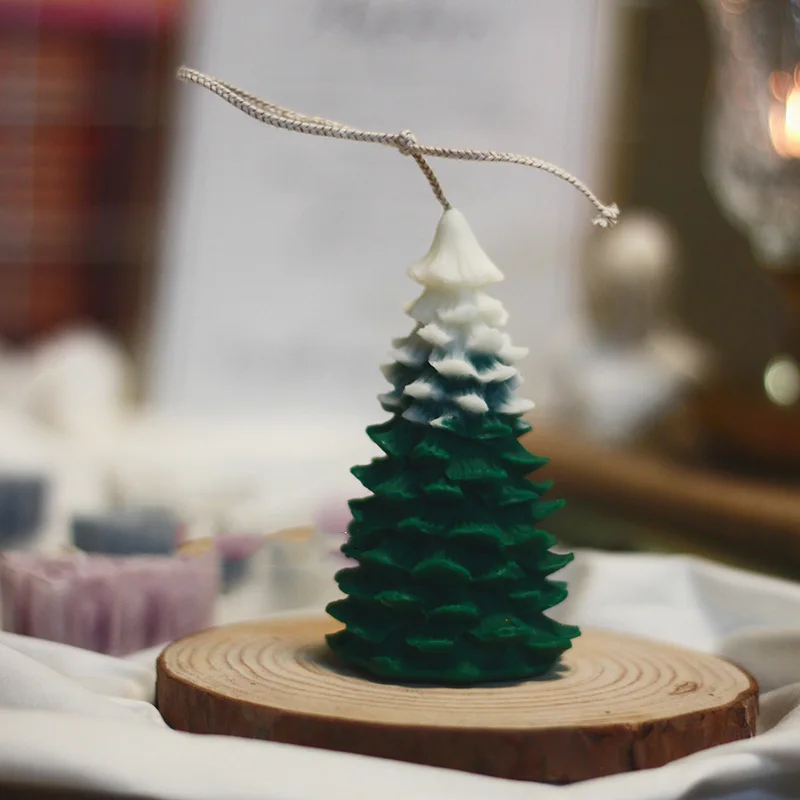 

Christmas Tree Candle Molds Aroma Plaster Crafts For Xmas Party Decoration Handmade Candle Making Mould