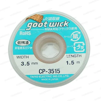 

2Pcs/Lot CP-3515 CP-2015 CP-1515 Desoldering Wire BGA Tools Goot Wick Soldering Accessory Braid For Iron Electronic PCB Repair