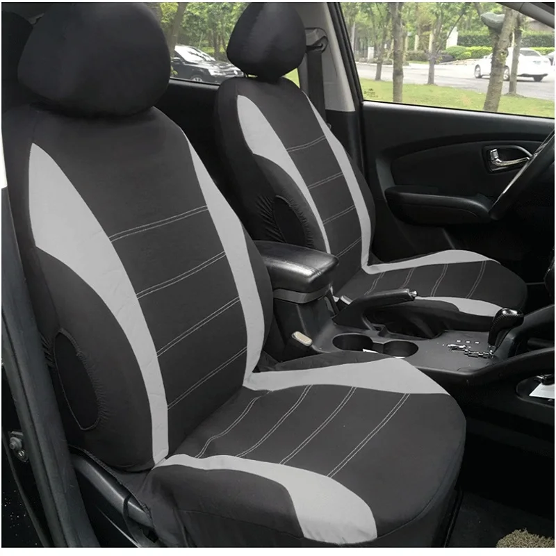 9PC Universal Car Seat Cover Polyester Car Front Back Seat Cushion Covers Protector Car Styling Interior Accessories (11)