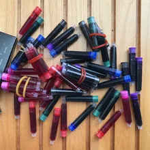 60 шт./упак. черный и красный цвет, со стирающимися чернилами Сменные стержни для ручек универсальные чернила с перьевой ручкой Sac Сменные картриджи для ручек Канцелярские Принадлежности