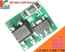 PT4115 1W 2W 3W Mini Led Driver 300mA 450mA 600mA DC Module 12V MR11 Lamp Driver Power Supply CAR Light Transformer 100PCS/LOT