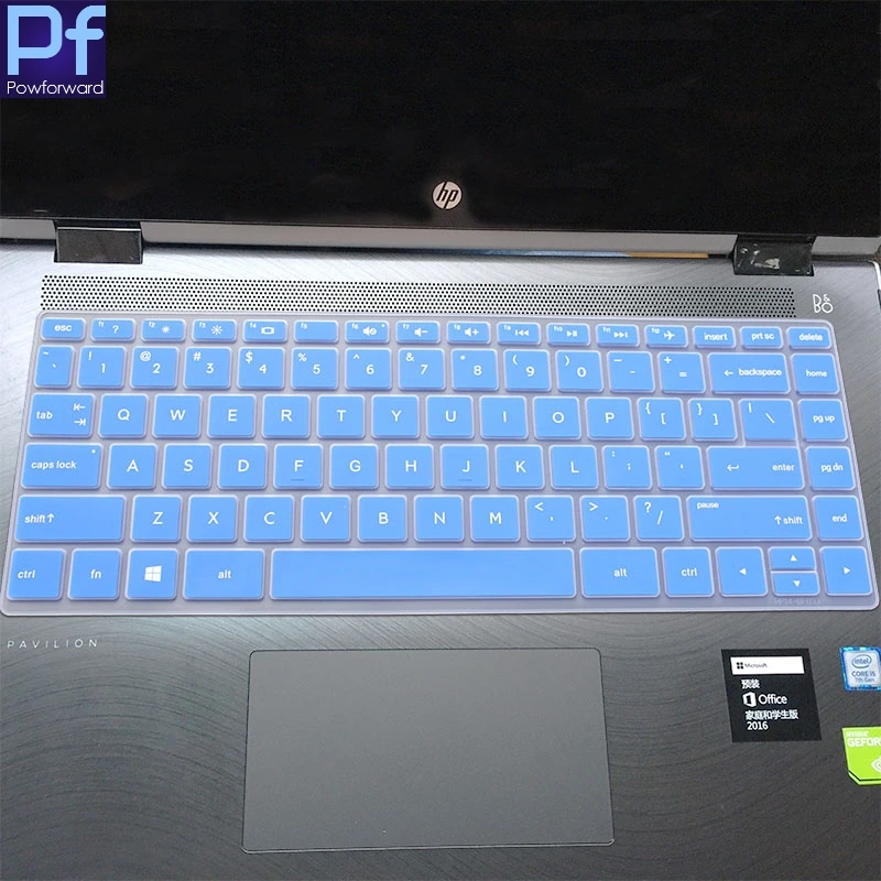 Защитная пленка для клавиатуры hp Pavilion x360 M3 m3-u103dx 13-u013TU S128nr 13,", Водонепроницаемая клавиатура для ноутбука, наклейки - Цвет: blue