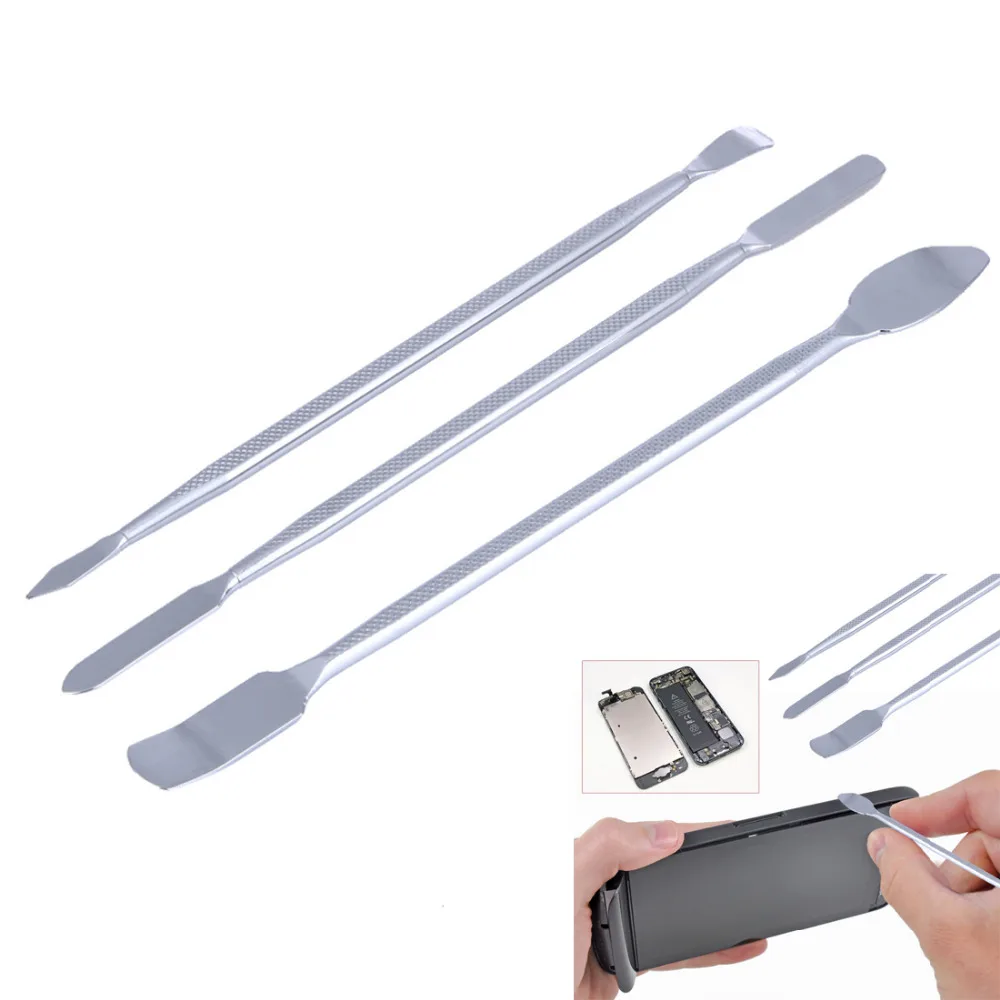 3 PCS Metal Spudger Mobile Phone Repairing Opening Tools Set for iPhone
