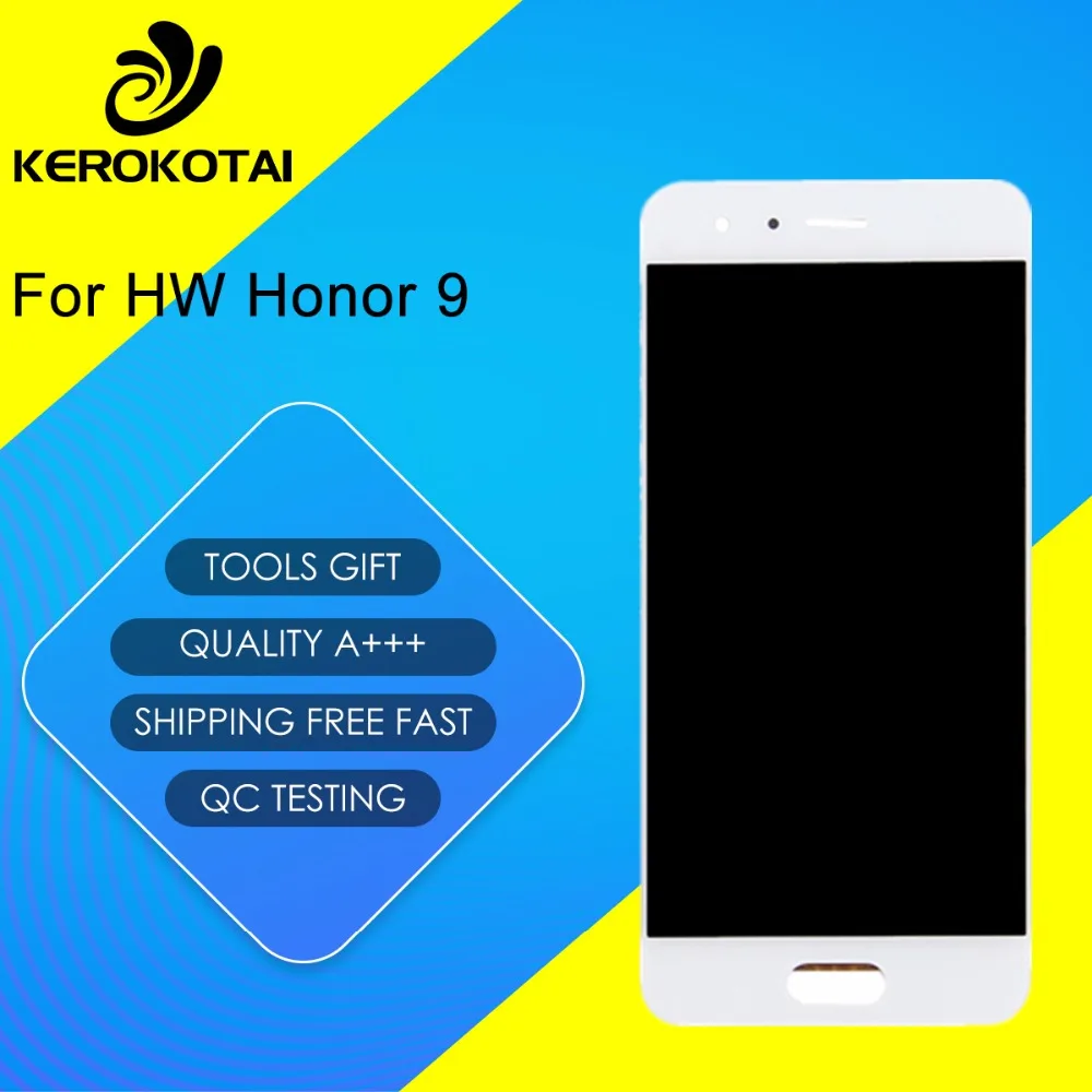 

For HW Honor 9 100% Tested Good Quality LCD Display Touch Screen Digitizer Full Assembly Honor 9 LCD Assembly
