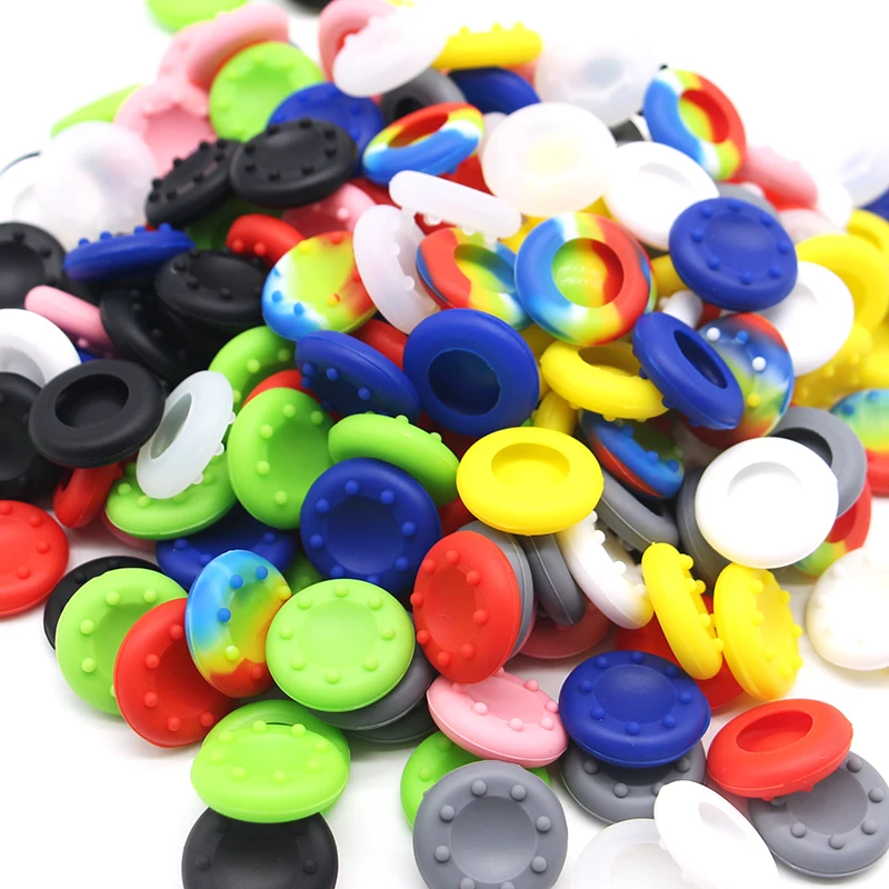 

100Pcs Silicone Analog Thumb Stick Grips for Dualshock 4 PS4 PS3 Caps for Xbox One 360 Controller Thumbsticks Caps PS4 Pro Case