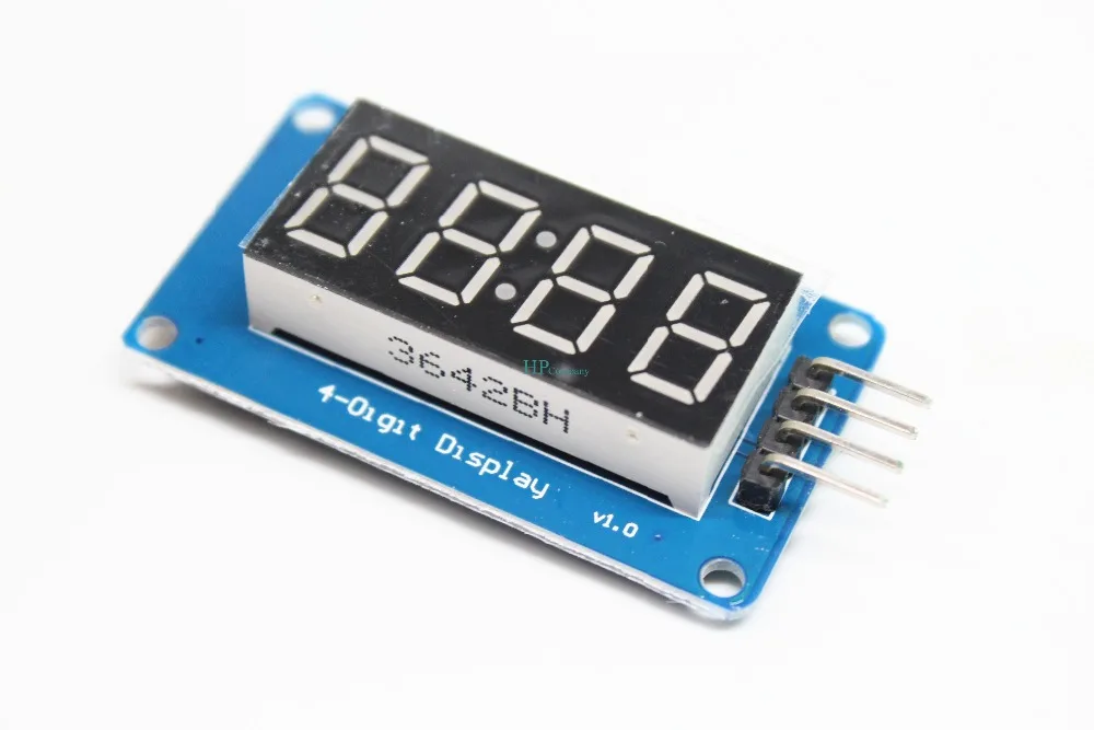 20 шт. TM1637 светодиодный модуль дисплея для arduino 4 бит 0 36 дюйма часы красная анодная
