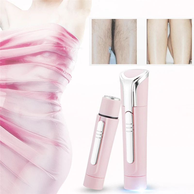

Newest Waterproof Electric Epilator Mini Women Lady Armpit Hair Shaver Travel Bikini Hair Removal Device For Full Body Gift
