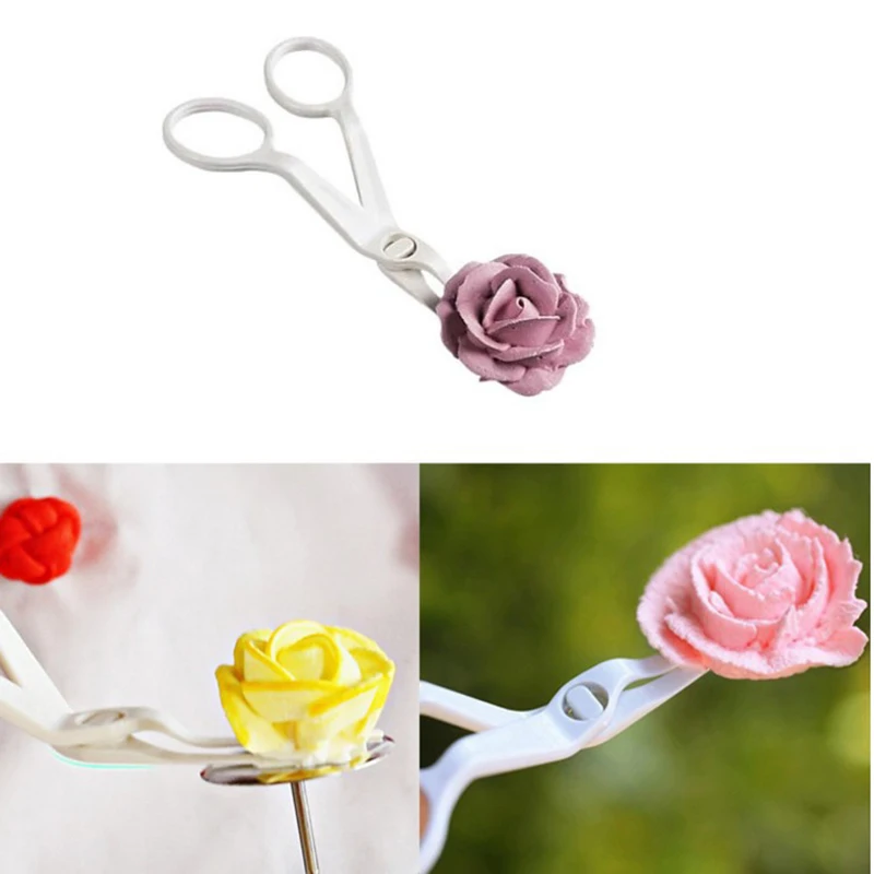 OurDecor 2019 нежный Съемник цветов из глазури Scissor глазурь сахарная помадка для торта Крем передачи кухонная форма для самодельной выпечки