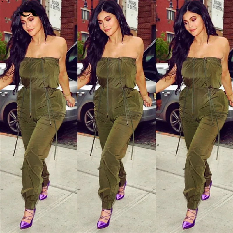 Batoneur جديد الجيش الأخضر الدانتيل يصل حللا السيدات الصيف ارتداءها مثير أدنى قطعة السباغيتي حزام قبالة الكتف الصلبة حللا