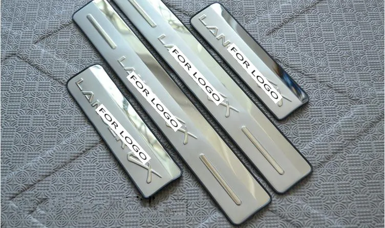 Аксессуары пригодный для Mitsubishi Lancer 2008 2009 2010 2011 2012 нержавеющая дверь Накладка на