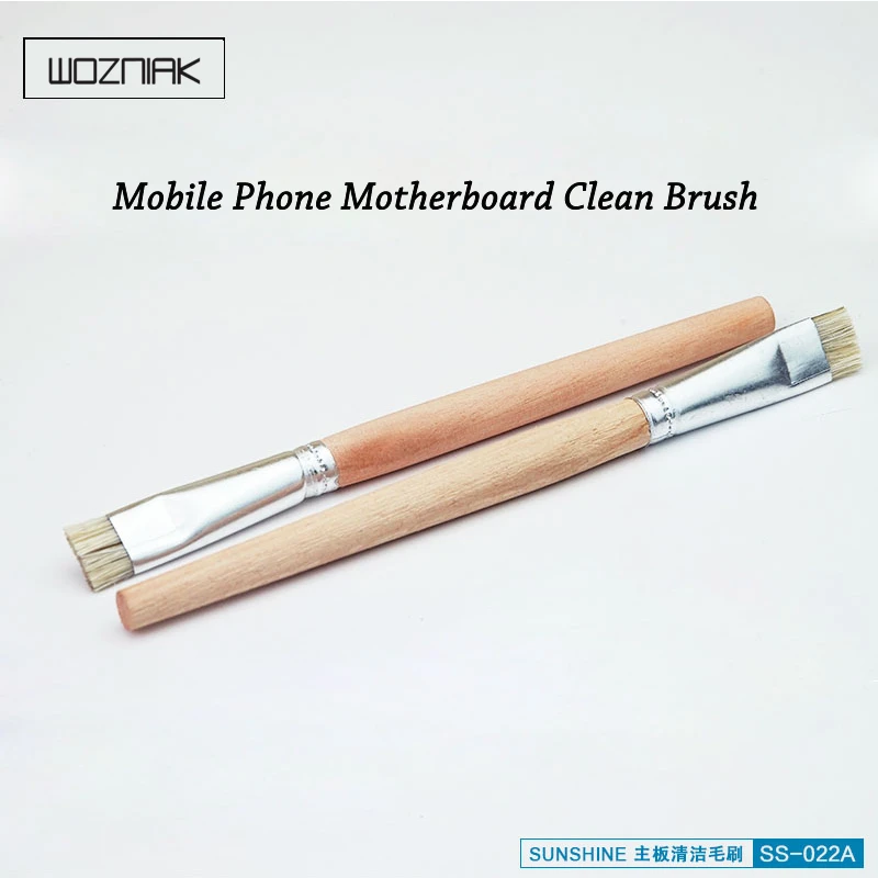 

SUNSHINE SS-022a Mobile Phone Motherboard Welding Pad Clean Brush Stiff Brush For Solder Paste Welding Oil Flux Clean Tool