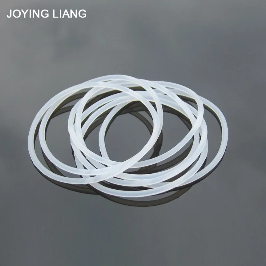 

JOYING LIANG 2mm*50mm Black/ White Rubber Belt Silicone Belt Timing Transmission Belt Toy Pulley Assembly Parts 10pcs/lot