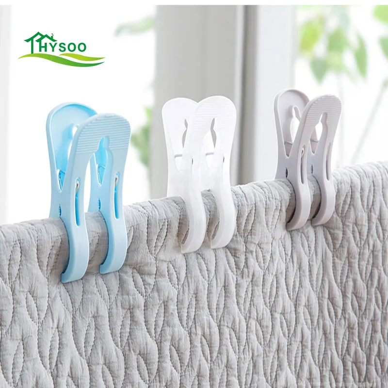 Windproof drying large clip plastic clothes hanging clips Home strong