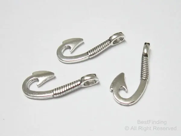 

Fishhook clasp half cuff barb hook clasp Bracelet cord connector