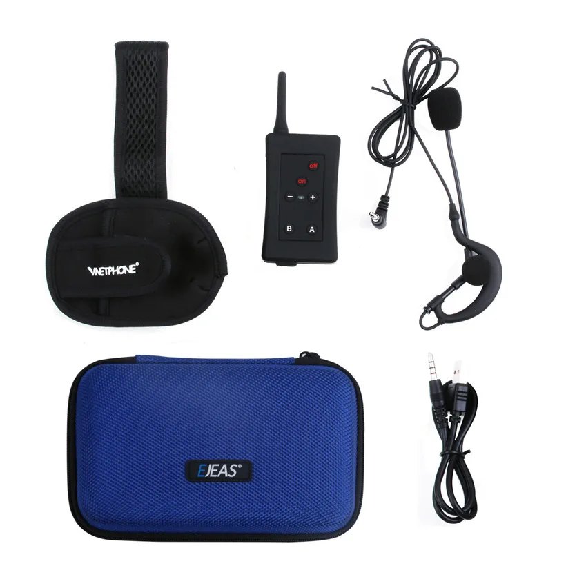 4 шт. беспроводные дуплексные Bluetooth гарнитуры FBIM 1200M с FM радио 800 мАч|bt interphone|referee