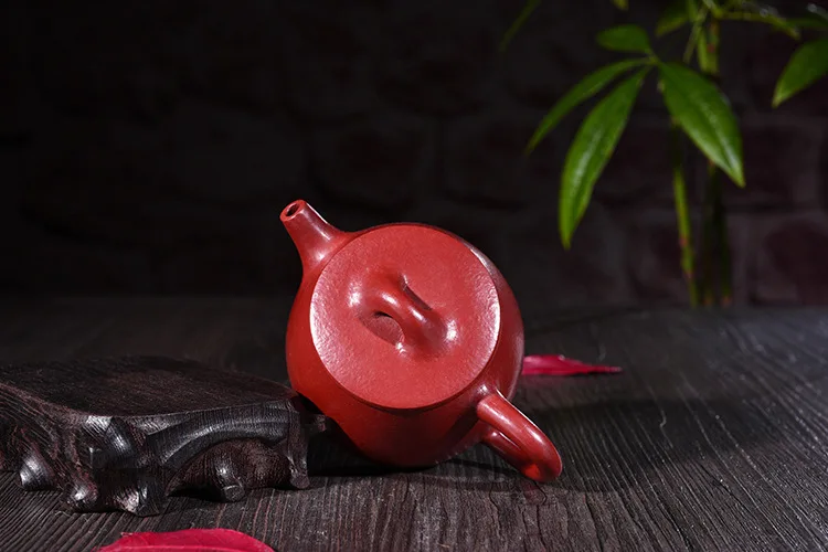 Чайный горшок качественные товары Полная ручная НЕОБРАБОТАННАЯ руда ярко-красный халат высокий чайник shipiao Kungfu онлайн чайный горшок чайный сервиз костюм оптом