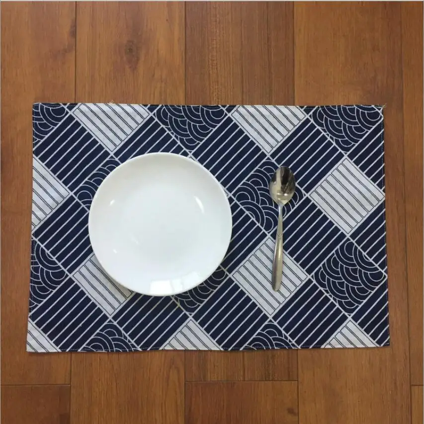 

Double Layer Cloth Table Napkins 4pcs Big Size Placemat for Dinner Table Cotton Table Decoration and Accesspries Tea Mat