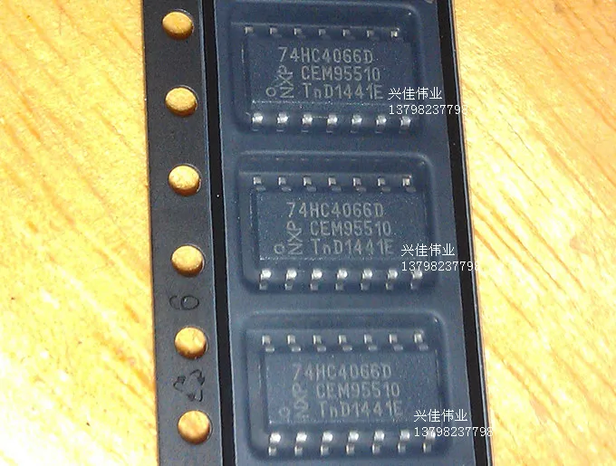 

10PCS Chip 74HC4066D SOP-14 quadruple bidirectional switch new original authentic