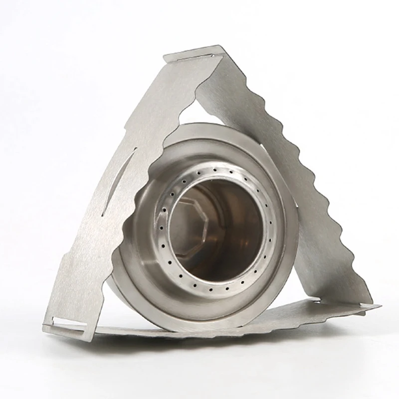 

2019 HOT Mini Alcohol Burner with Wind Shield Portable Windproof Anti-slip High Temperature Resistant Camping Stove Furnace