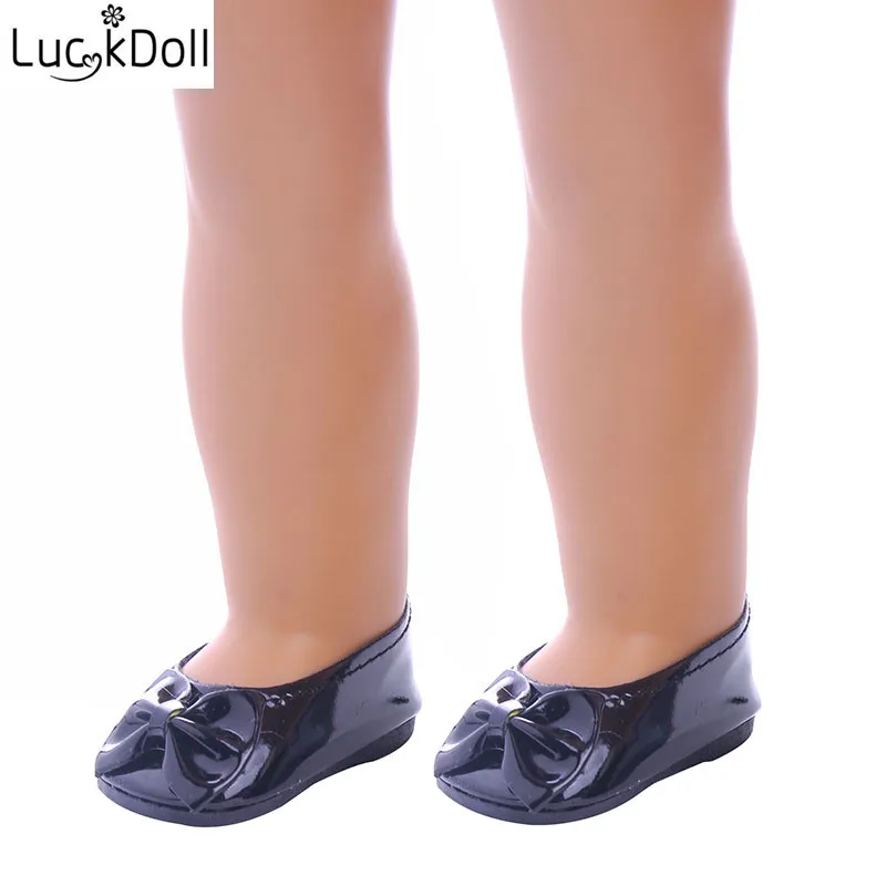 LUCKDOLL черная обувь для 18 дюймовых кукол аксессуары кукол|Куклы| |