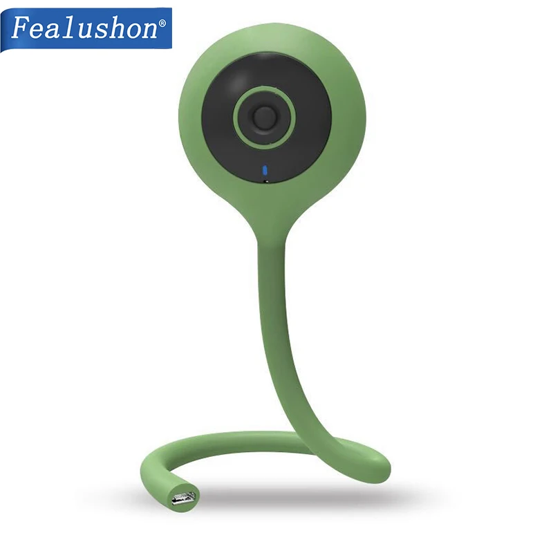 

Fealushon Display Temperature And Humidity HD Mini IP Camera Wireless Wifi Camera Security Surveillance CCTV Camera Baby Monitor
