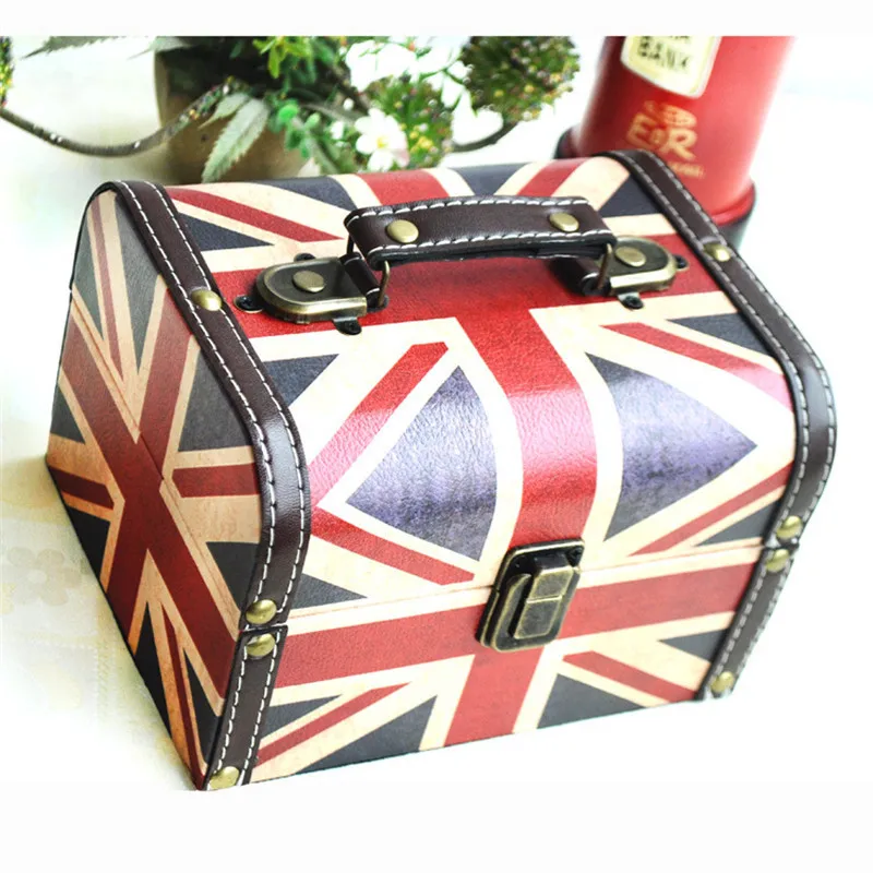 Деревянный ящик для хранения пиратских украшений в стиле ретро|storage box|storage box casebox