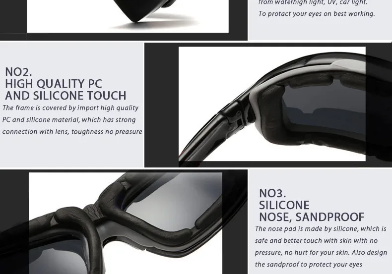 Супер мягкий противостоять ветру Солнцезащитные очки для женщин Для мужчин печать Рамки дождь Байкер Очки поляризованные спорт Goggle UV400