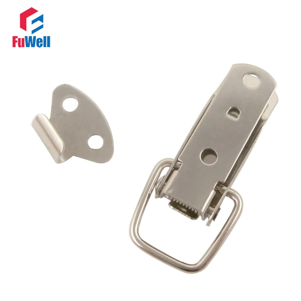 10pcs 56mm Stainless Steel R105 Box Buckle Latch Toggle Latch Catch Hasps