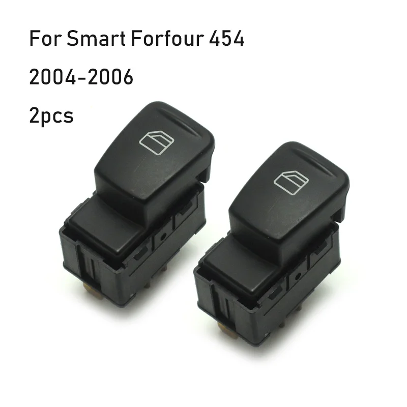 Передний левый правый для Smart Forfour 454 2004-2006 хэтчбек переключатель стеклоподъемника A4548201010 - Цвет: 2pcs