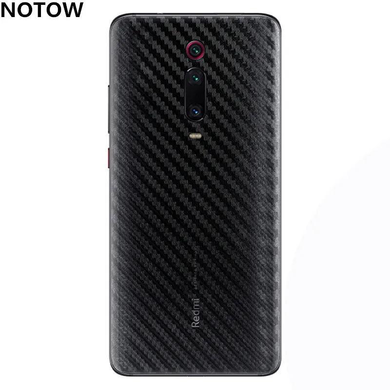 

NOTOW Durable 3D Anti-fingerprint Carbon Fiber Back Stickers Screen Protector Film For Xiaomi redmi k20/k20pro