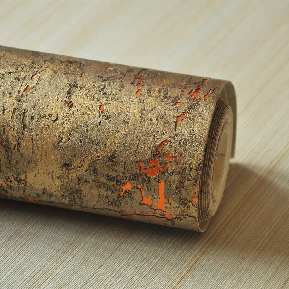 2018 New Designs Wallpaper Grey Natural Wood Heat Resistant Wallpaper