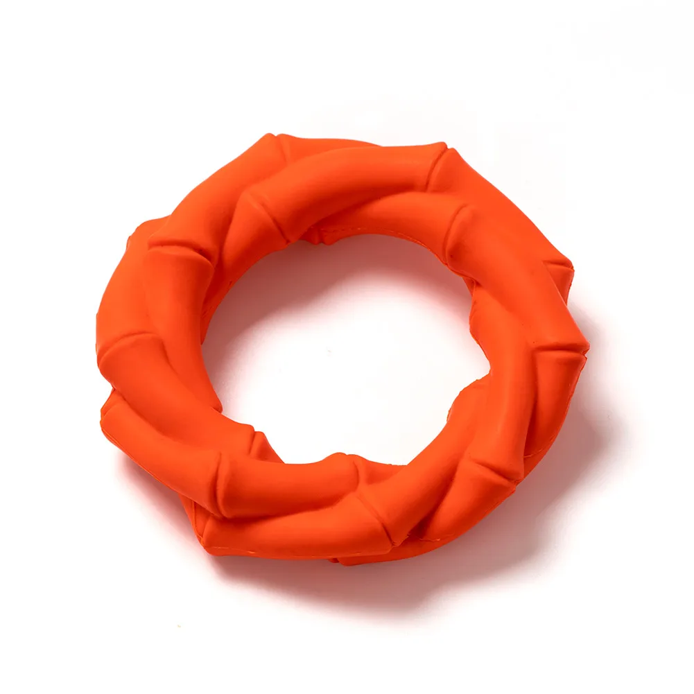 

Hot Pet Dogs Chewing Toys Bite-resistant Round Ring Teeth Cleaning Safe Non-toxic Toy LFD