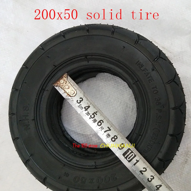 Super quality Solid Tubeless Tire 200 x 50 (8x2) solid/foam filled tire 200*50 for Razor E100 E125 E200 Scooter 200*50 tyre Super quality Solid Tubeless Tire 200 x 50 (8x2) solid/foam filled tire 200*50 for Razor E100 E125 E200 Scooter 200*50 tyre