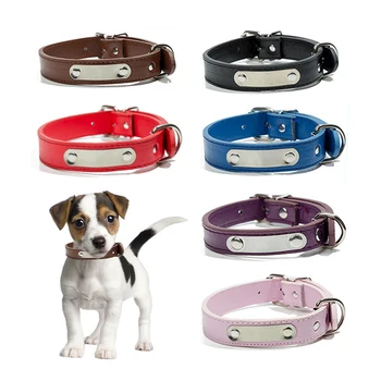 

Dog Collar Leather Halsband Hond Coleira Para Cachorro Collares Perro Accesoires Chien Service Dog Collare Cane Kopek Aksesuar