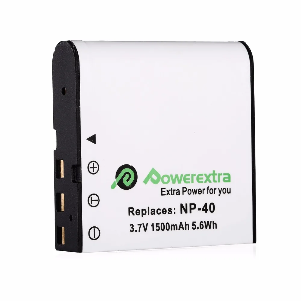 Powerextra NP 40 Li ion 3.7v Battery For Casio Exilim EX Z85 Z100 Z150