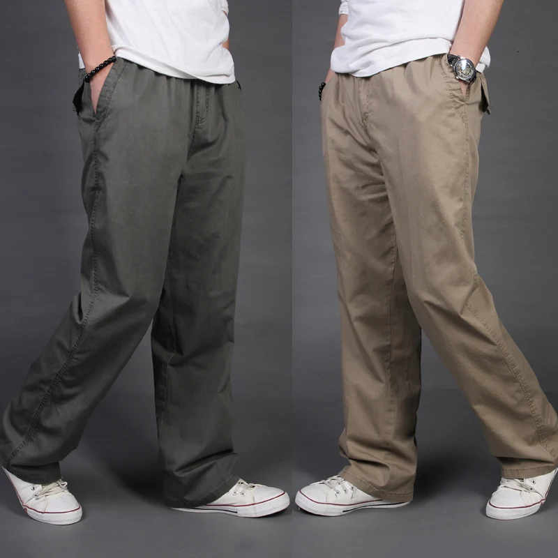 82 мужская одежда Свободные повседневные походные Мужские штаны плюс размер хлопок комбинезоны мужские длинные штаны брендовые L-6XL