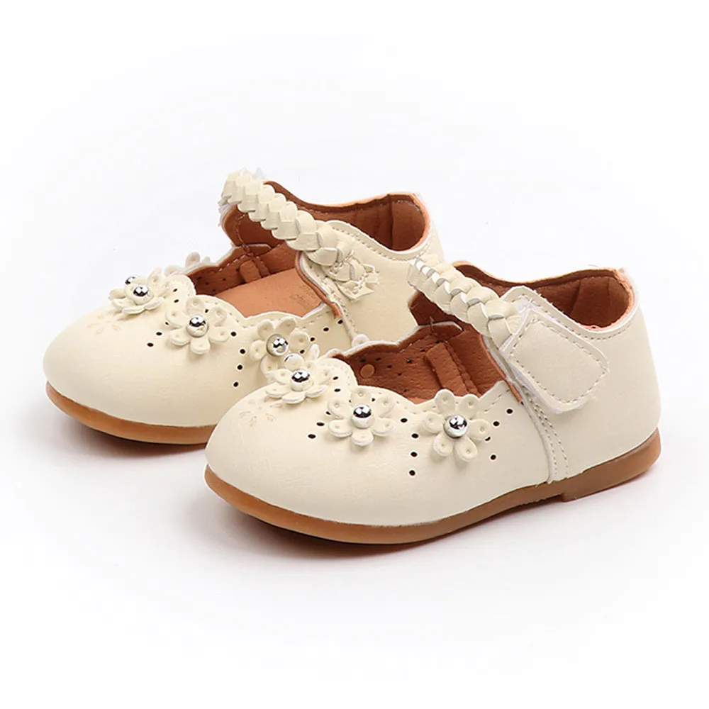 

SZYADEOU Kids Baby Summer Sandals For Girls Single Shoes children Rubber Leather Princess Beach Sandals סנדלים בנות Сандали L4