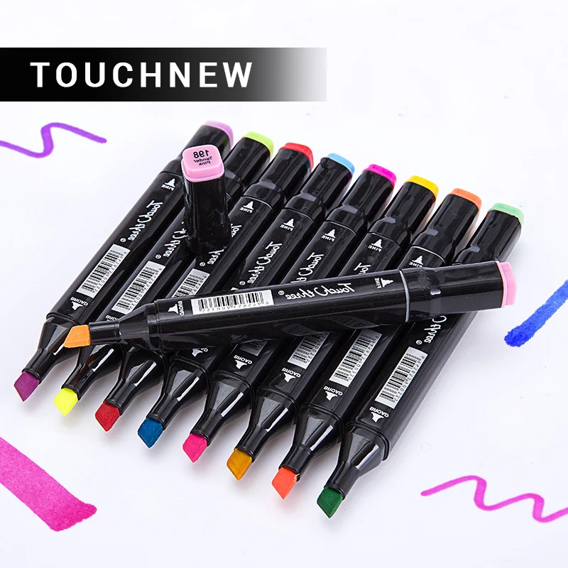 

Recommend color Three generations Student painting professional markers pen/Double headed alcohol oily pen school supplies