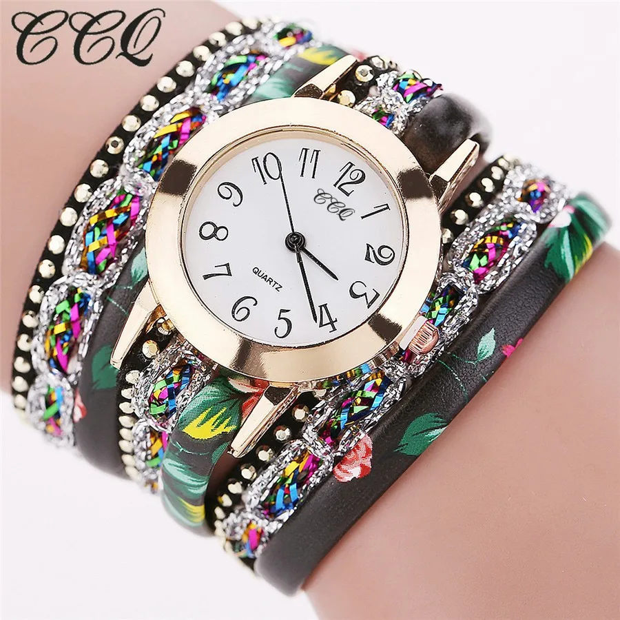 Креативные Часы-браслет с плетеной веревкой для женщин, бархатные Многослойные кварцевые наручные часы, КРАСИВЫЕ ЖЕНСКИЕ НАРЯДНЫЕ часы, reloj mujer P20