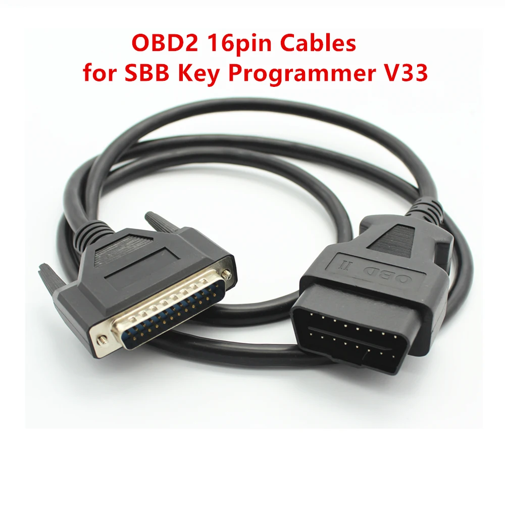 16 контактный кабель OBD OBD2 для программатора ключей SBB V33 соединительный OBDii