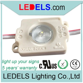 

12VDC led module for ceiling lighting and slim lightbox powered by top led 1.2w with lens 175 degrees